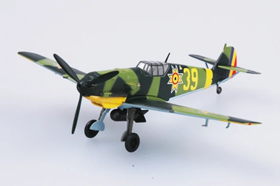 Easymodel 37285 1/72 BF-109E BF109 Romanian Fighter Bomber Assembled Finished Military Static Plastic Model Collection or Gift