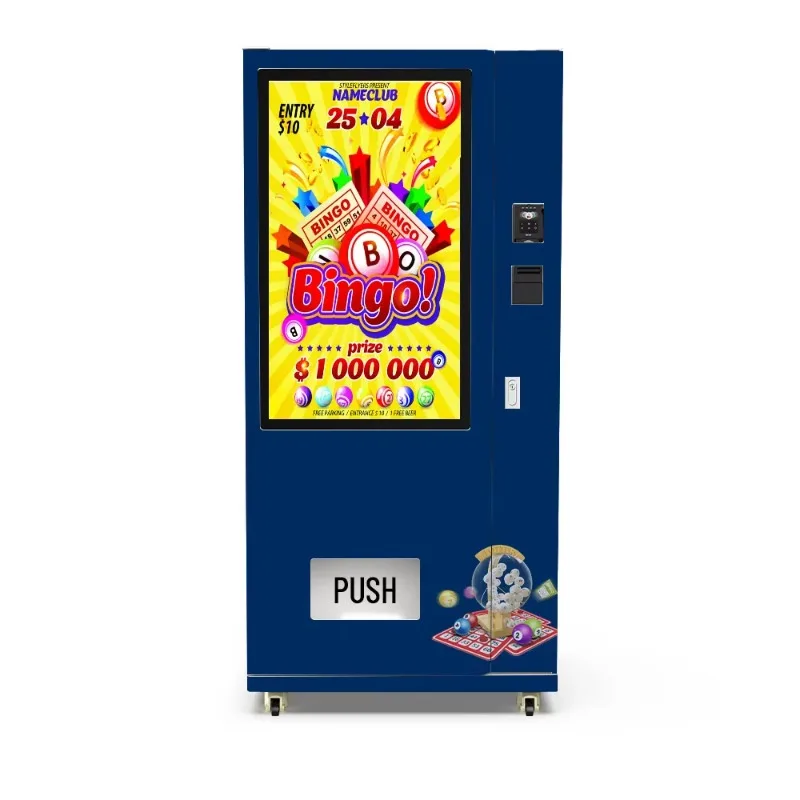 Lottery Vending Machine Large Capacity 24 Types Lottery Cards Optional Dispenser Touchless Self Service Lotto Customized