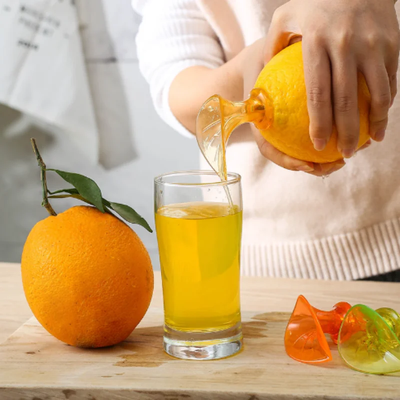1PC Hand Press Lemon Squeezer Multifunction Kitchen Tool Plastic Orange Juicer Manual Drainer Gadget Kitchen Accessories