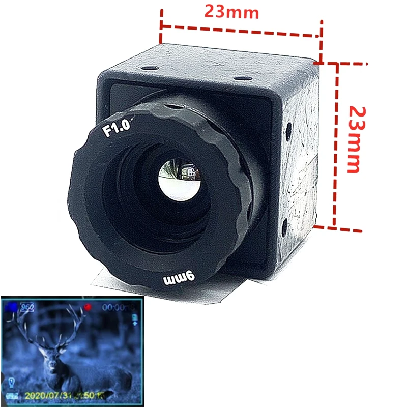 Mini Infrared Camera 640x512/256x192 High Pixel lens CVBS interface thermal imaging camera 28*28mm