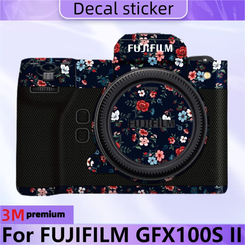 For FUJIFILM GFX100S II Camera Sticker Protective Skin Decal Vinyl Wrap Film Anti-Scratch Protector Coat GFX100SII