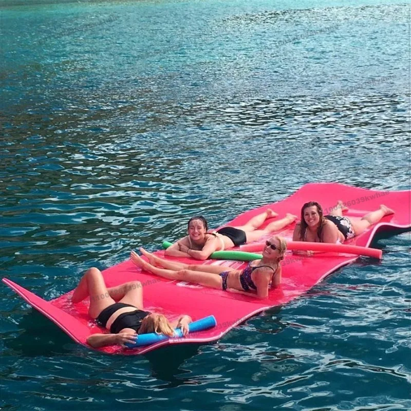 For Water Floating Blanket Polyethylene Foam Board Sea Magic Carpet Three-color Water Bed, Pool Entertainment Water Floating Mat