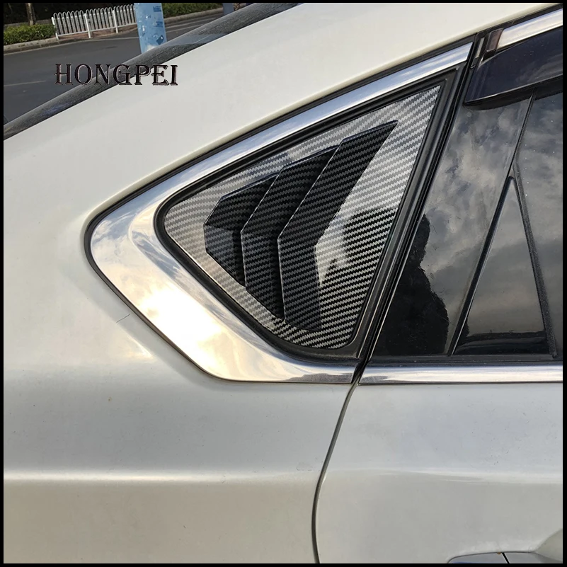 

For Nissan Altima 2013-2018 Sedan Rear Window Blind shades Louver Frame Sill Molding Cover Sticker Trim Accessories Car Styling