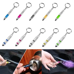 New Static Rod Electrostatic Discharger Portable Anti-Static Keychain Winter Dry Climate Static Eliminator Zinc Alloy Key Ring