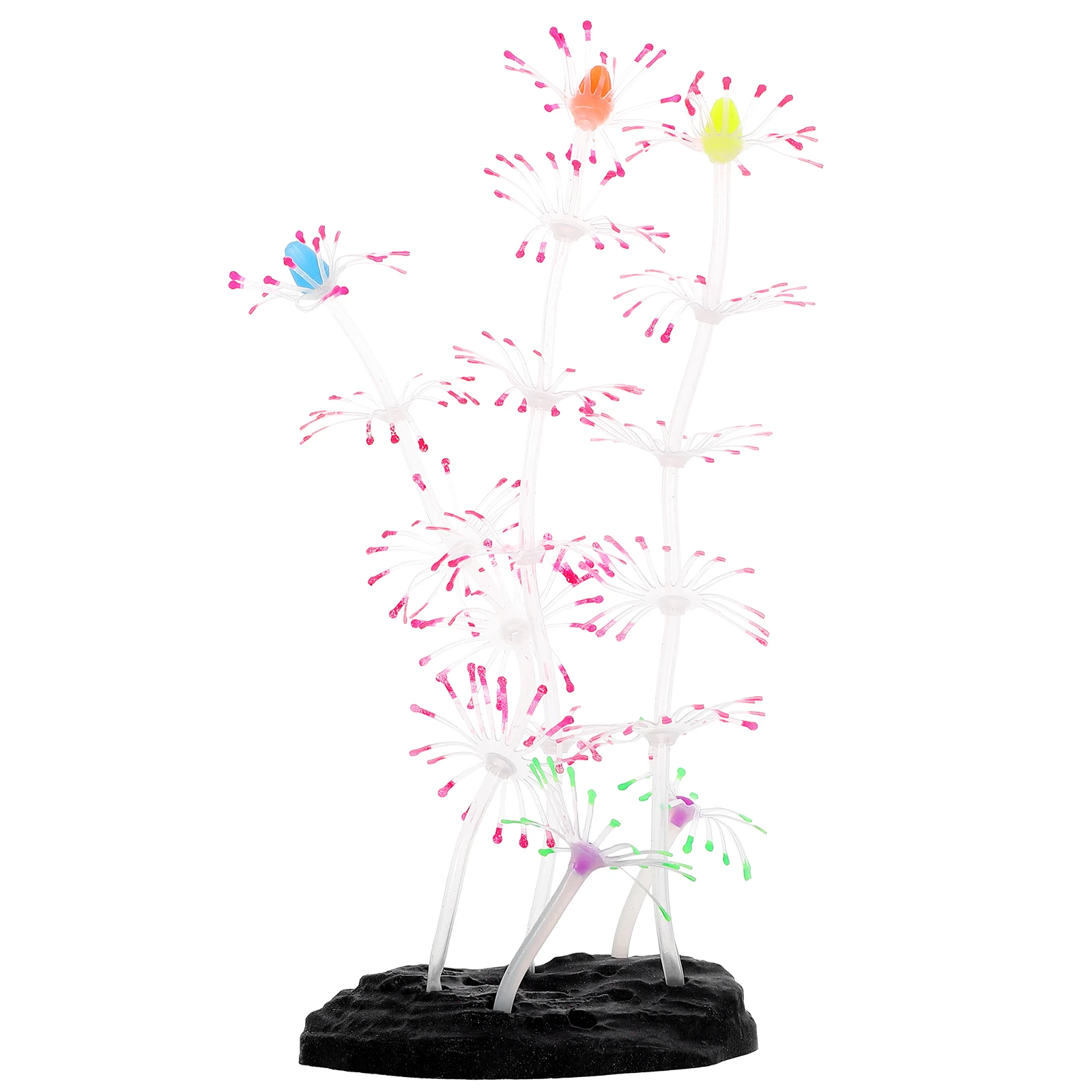 

Simulated Coral Ornaments Artificial Faux Sculpture Fish Tank Decoration Plant Coral Decor Aquarium Landscape Pet Supplies Glow
