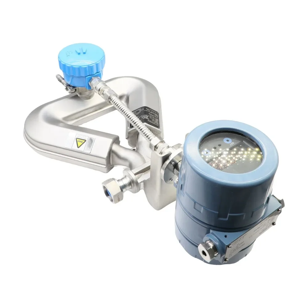 

IP67 Exproof 4 inch 3" Yogurt Edible Vegetable Oil Industry Syrup Alcohol Liquor Coriolis Mass Flow Meter