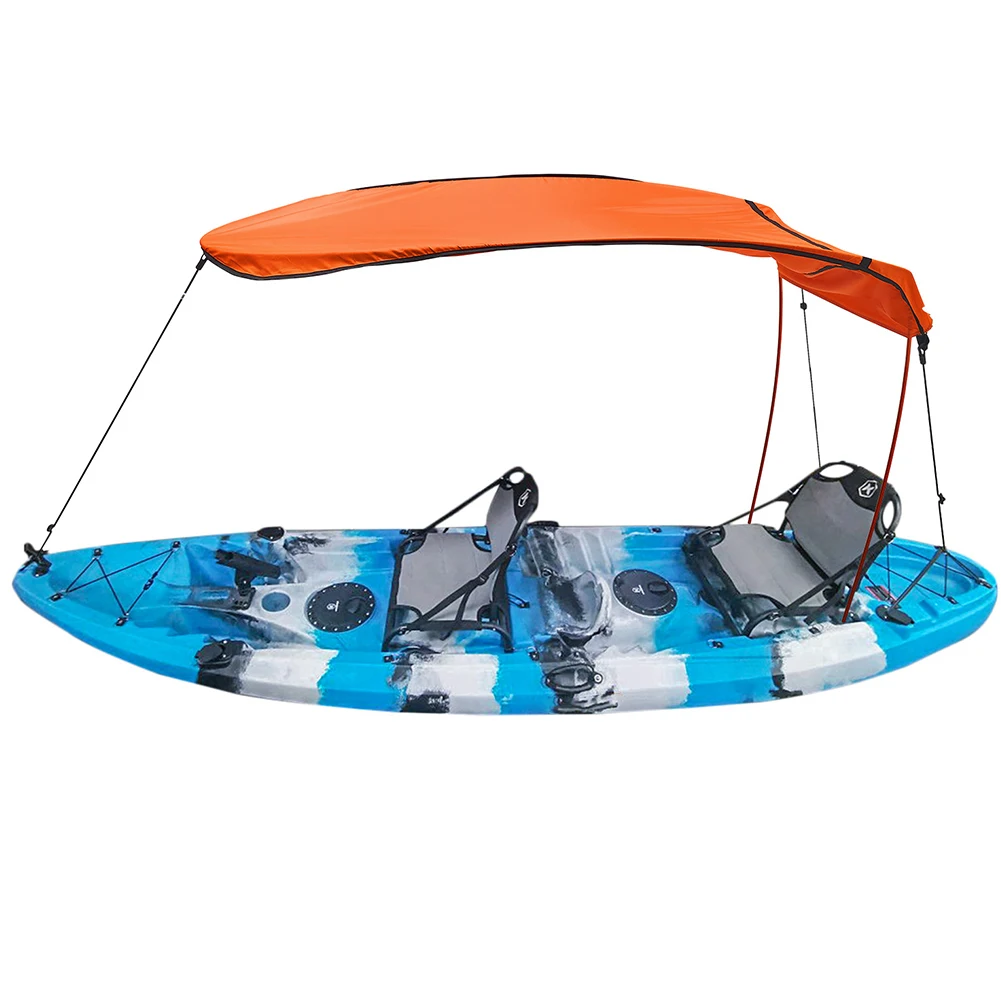 Outdoor Kayak Umbrella Canoe Awning Sun Shade Canopy Kayak Portable Foldable Sun Shade Canopy, For Kayak Outdoor Boat Wholesale