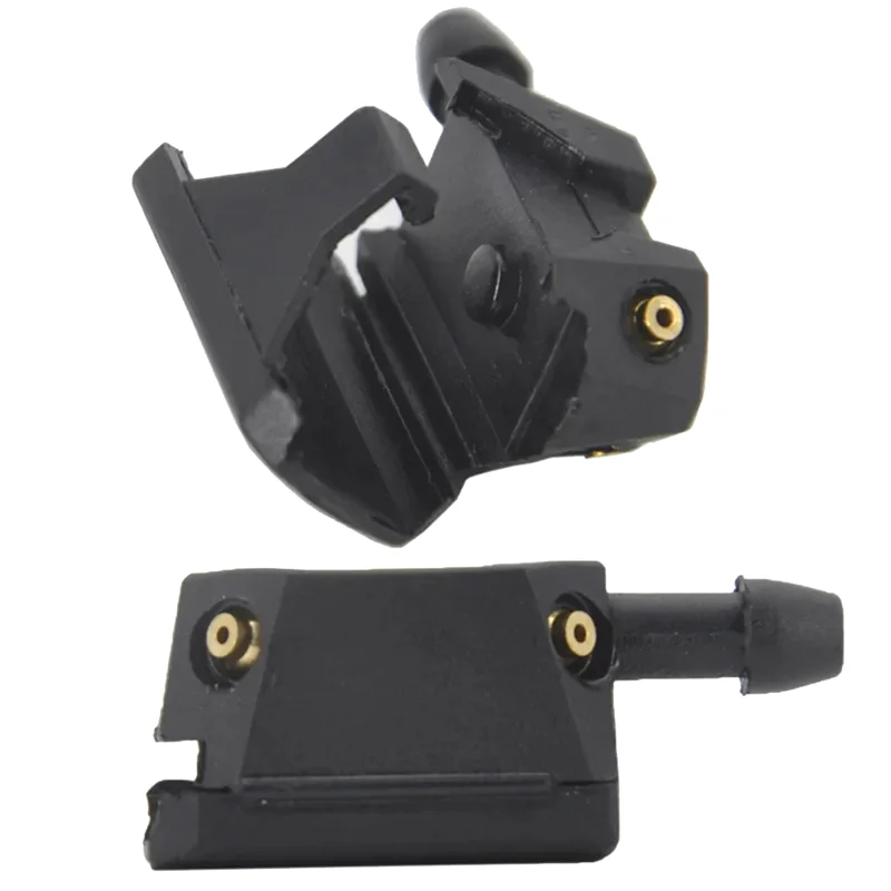 2Pcs Car Windshield Wiper Blade Washer Spray Nozzle Adjustable 4-Way Upgrade Installed on 8mm 9mm Arm Car Accessories