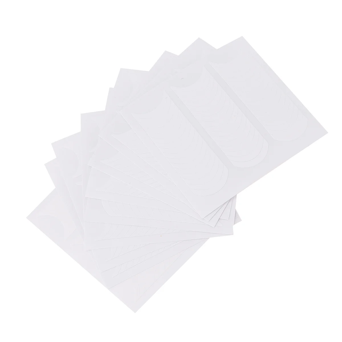 50 set di adesivi per nail art per manicure francese, adesivi autoadesivi per linee fai da te, suggerimenti per la decorazione sicura per la casa e il salone