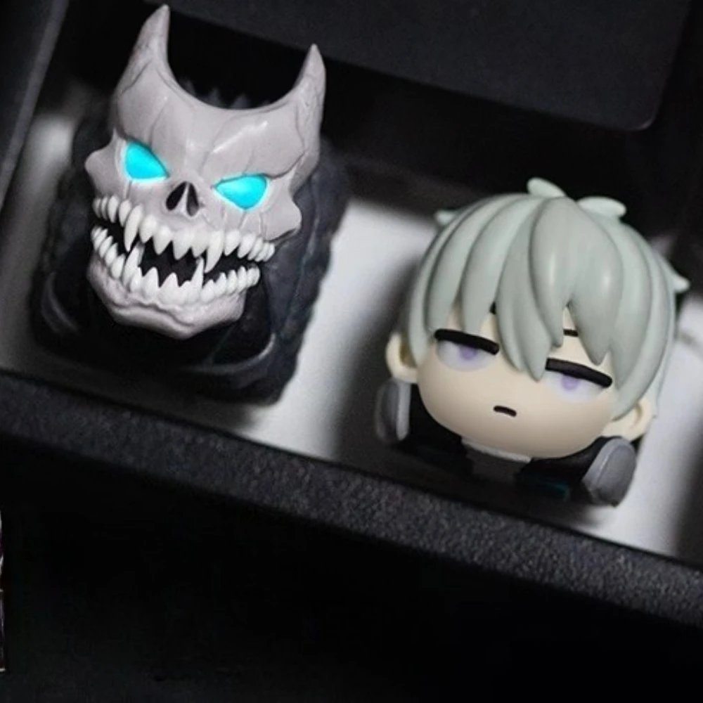 

Monster 8 Artisan Keycap из смолы, персонализированная крышка для клавиатуры ESC, милая аниме-клавиатура для механической клавиатуры, аксессуары, подарки