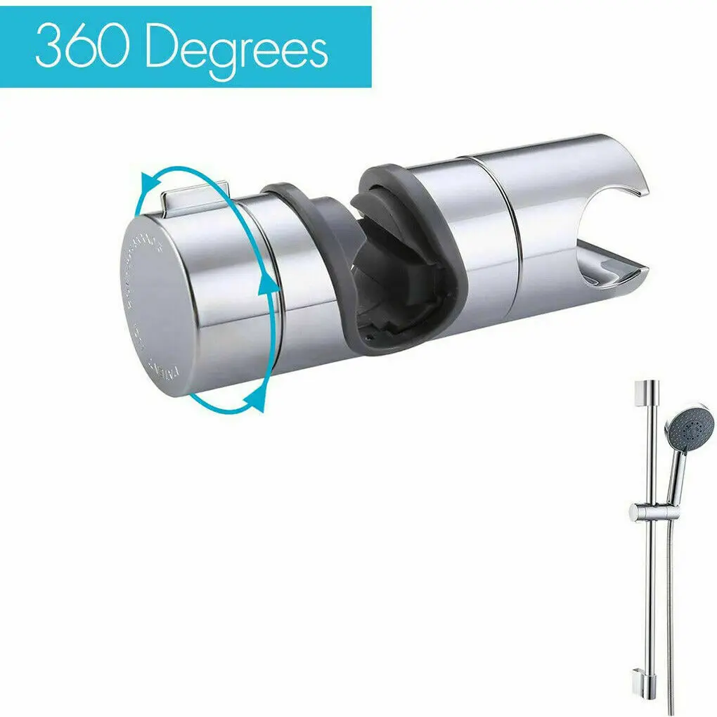Universal Shower Head Holder Adjustable 20~25 mm Chrome Shower Rail Holder Riser Bathroom Accessories Shower Mounting Bracket - view 2