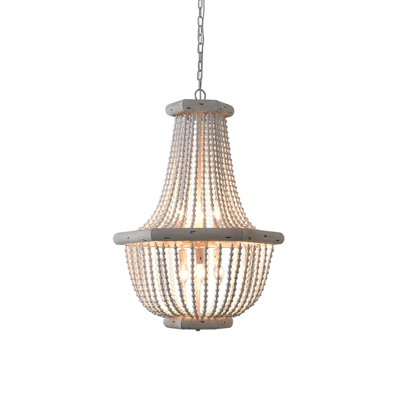 

Country retro old wood wood, chandelier living room dining room bedroom, bed and breakfast chandelier