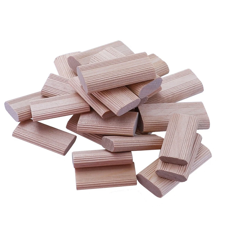 Domino Wooden Dowel Connectors, Beech Wood Plugs, Woodworking Furniture Splicing Connectors