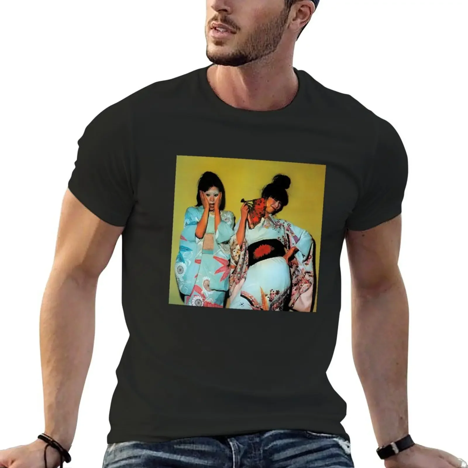 

Sparks Kimono My House Album Cover. T-Shirt designer shirts plus size clothes animal prinfor boys black t-shirts for men