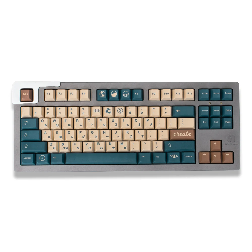 

GMK Earth Tones Earth Tone Keycap Mars original factory height PBT thermal sublimation large set 87