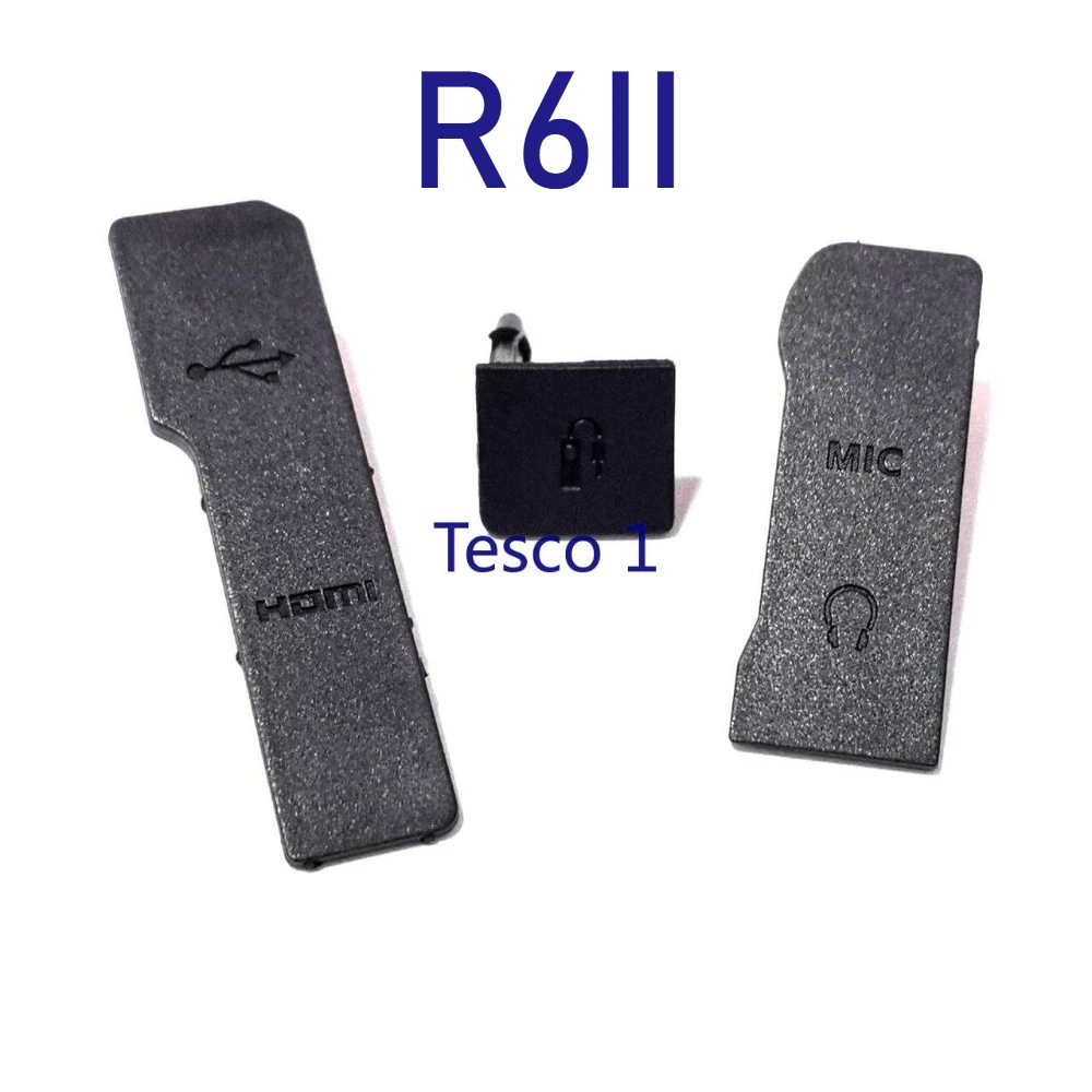 Brand New for CANON EOS R R5 R6 R6II EOSR RP USB HDMI-compatible / MIC Rubber Interface Terminal Rubber Door Cover Repair Part