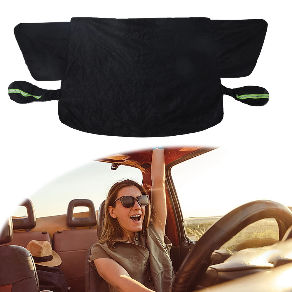 

Magnetic Car Window Snow Cover Oxford Cloth Thicken Car Windshield Snow Cover Waterproof Car Front Windscreen Cover for Ice Snow