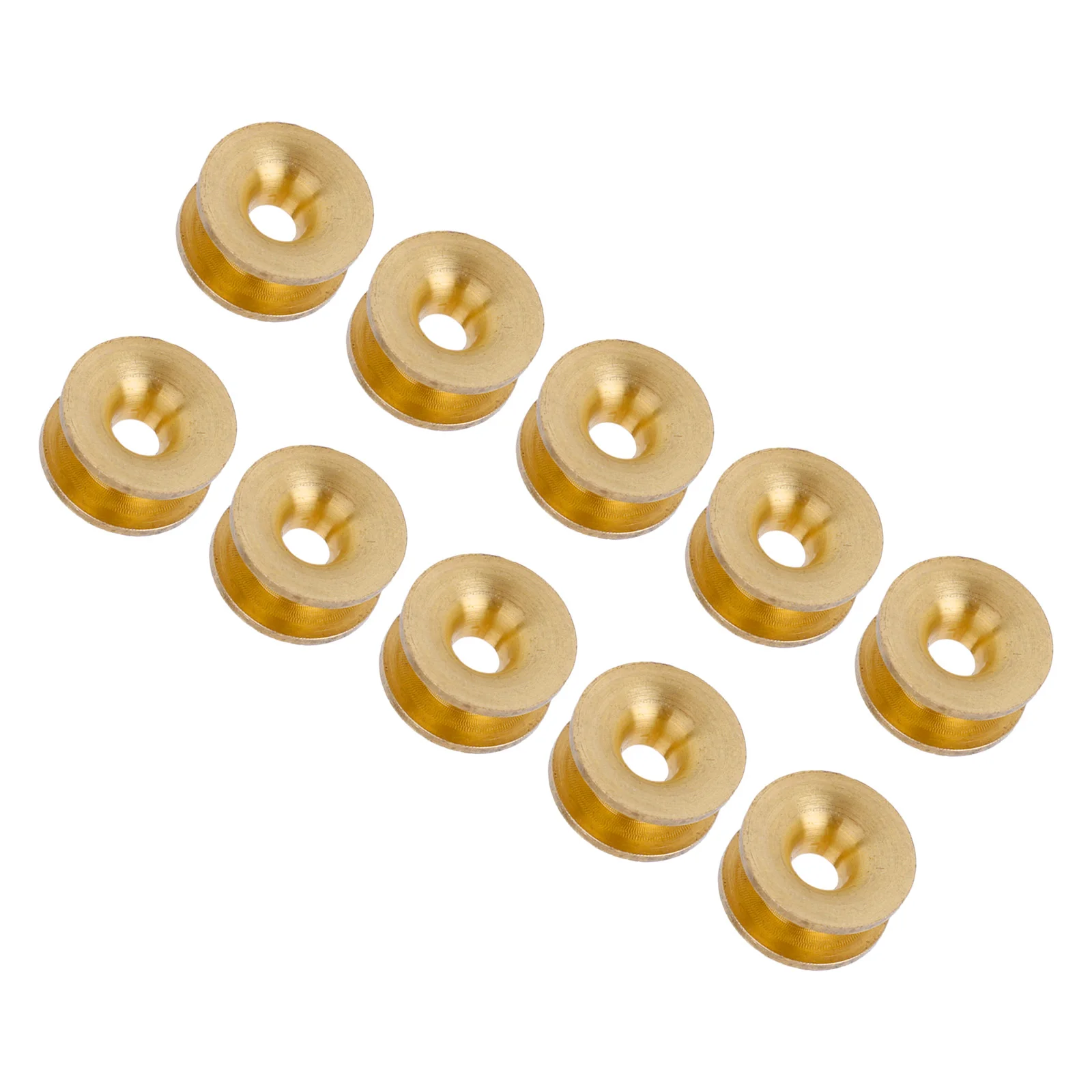 10 Pack Brass Eyelets for Trimmer Head Replacement Compatible with Brush Cutter and Grass Trimmer Outer Diameter 14mm