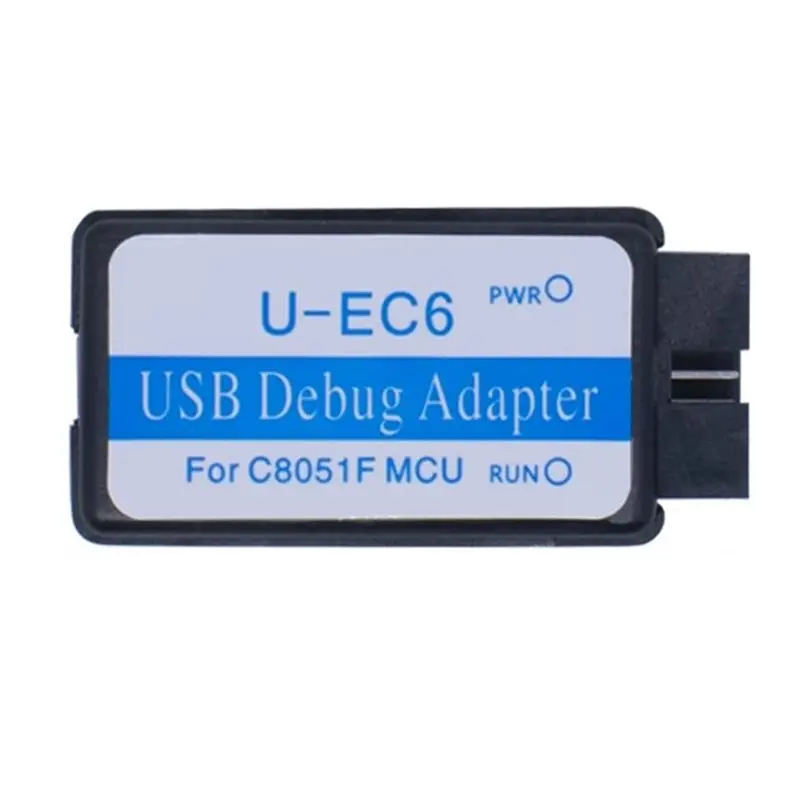 X64A-C8051F Emulator For JTAG/C2 U-EC6/U-EC5 EC3 USB Debug Adapter 3.3V-5V Downloader Programmer C8051F00 C8051F3 With Cable