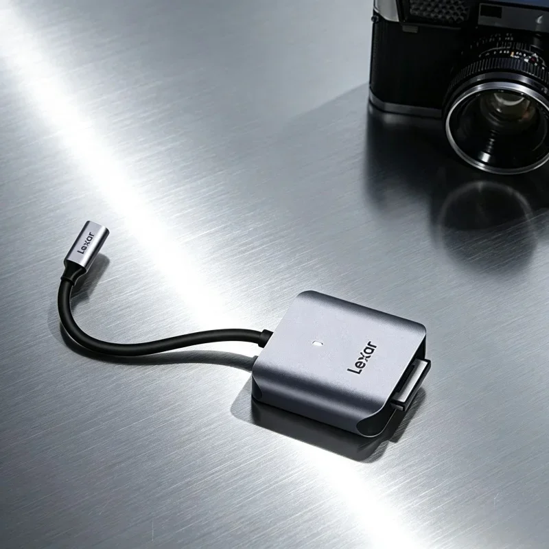Lexar USB Type-C Card Reader Aluminum Alloy Shell Portable Camera SD TF Memory Card Adapter