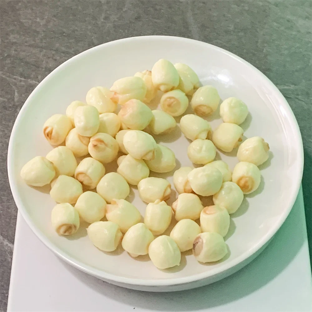 50g/100g Water Lily  Lotus Nuts Traditional Snack Lotus Seeds Shooting Props Slime Accessories PVC Material Simulated Food Mode