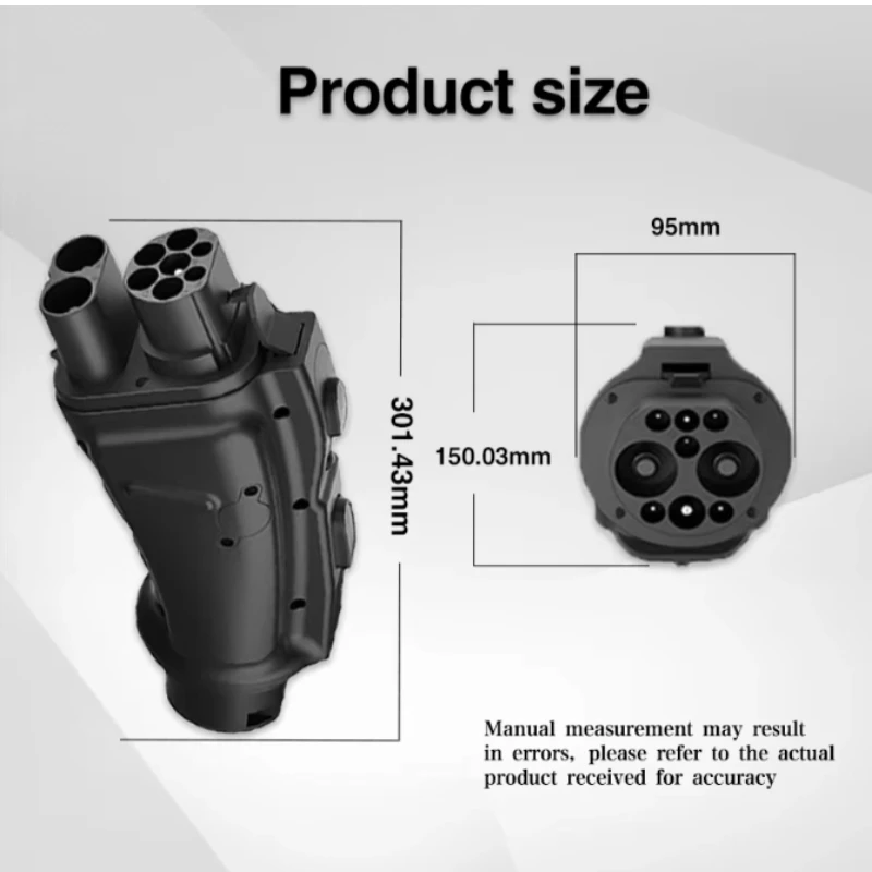 CCS2 to GB/T EV charger Adapter 250kw 250A DC fast charging ev charger Connector CCS Combo 2 To Gbt Ev Charger for Tesla BYD