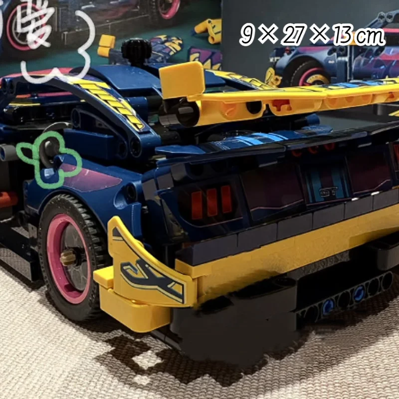 2026 New Unique Toys 973PCS Custom Creative Toys Ford Mustang Car DIY Building Blocks for Fans Birthday Festival Assemble Gifts