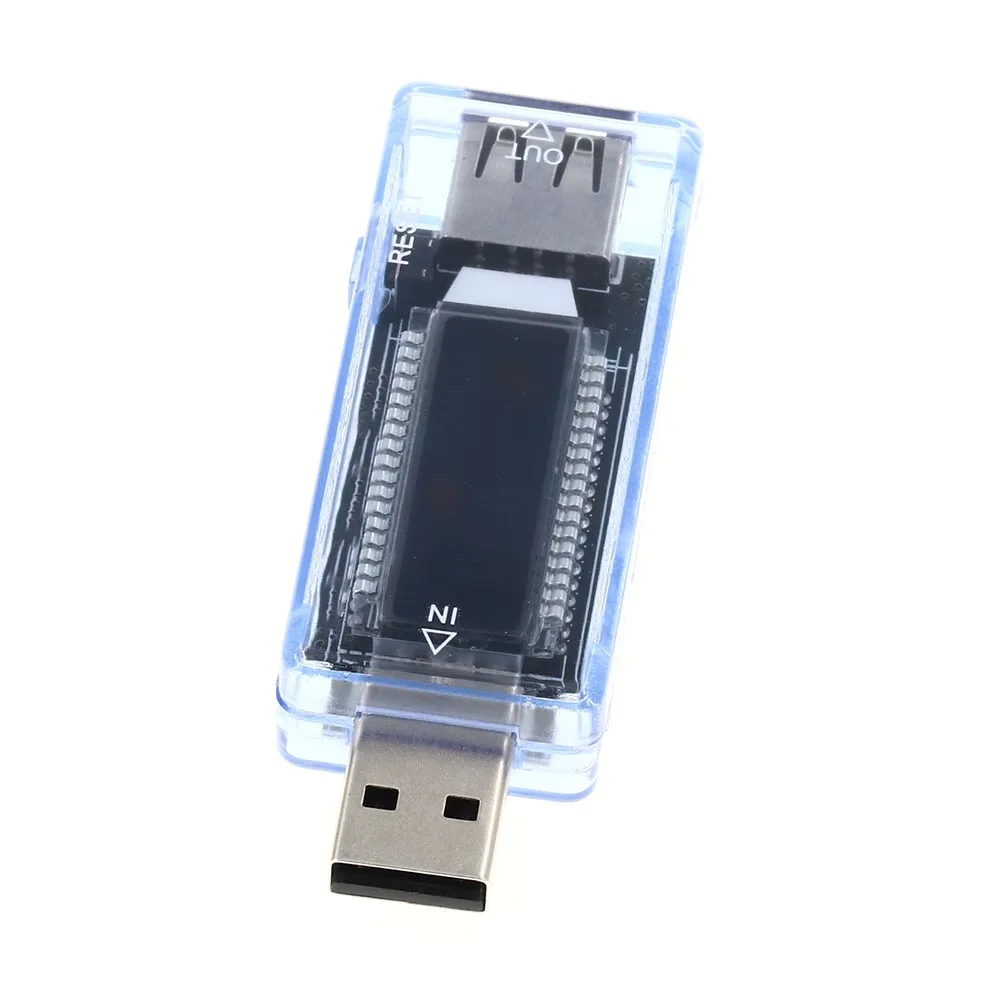 USB Voltage Current Meter 3V-9V 0-3A LCD Power Capacity Tester KWS-V20 For For Battery For Charger Phone Power Bank Analysis Too