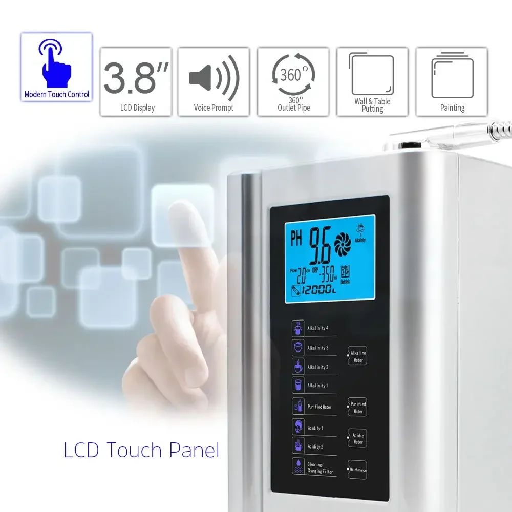 Kangen Machine ioniseur d'eau alcaline électrique EHM-729 usage domestique produit machine à eau ionisée à l'hydrogène riche alcaline