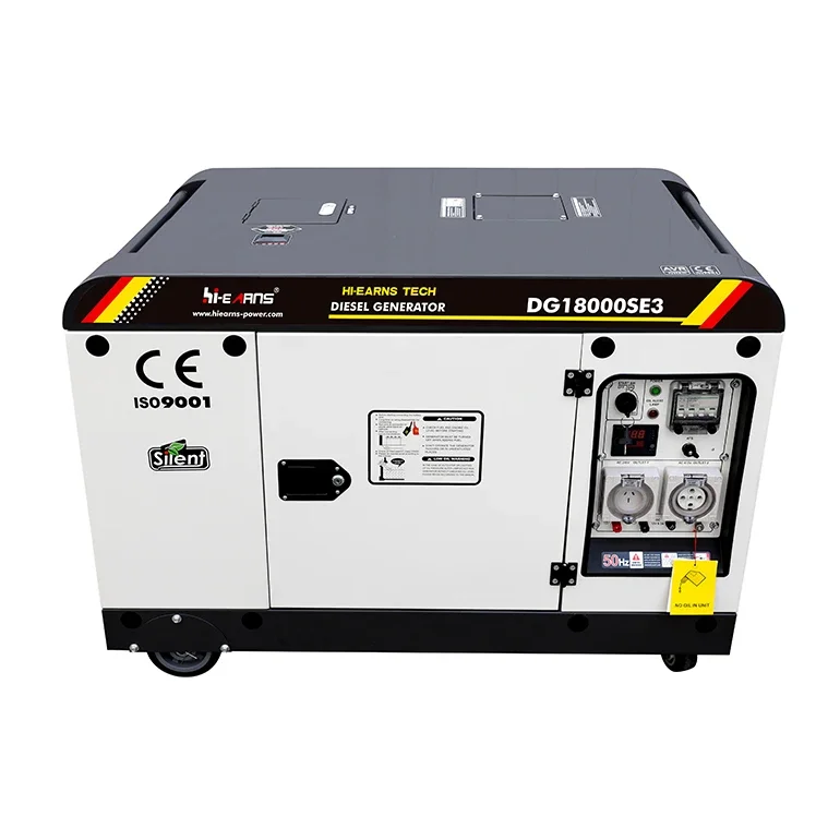 

12kW 15KVA Three Phase Electric Start Silent Generator Silent Mobile Generator