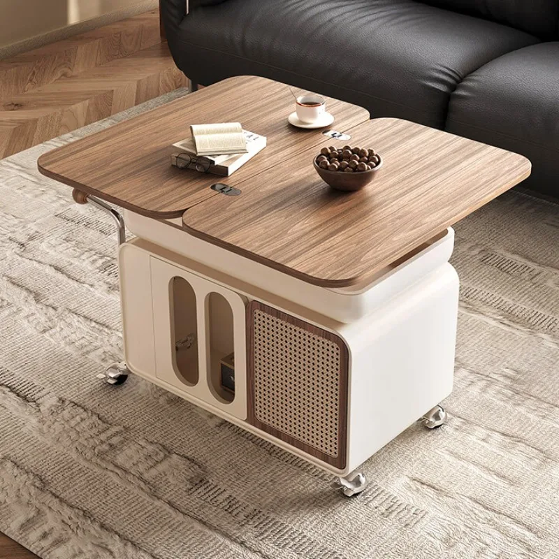 

Movable side living room light luxury small apartment household sofa side cabinet