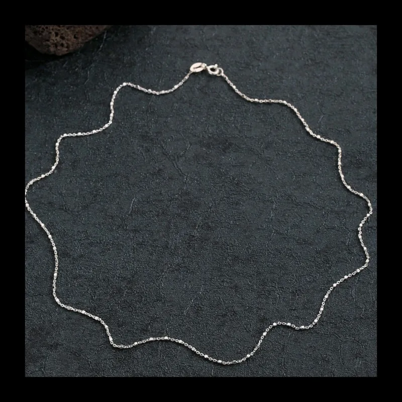 جديد شخصية بسيطة قلادة الإناث المتخصصة تصميم S925 قلادة من الفضة الاسترليني فلاش #3