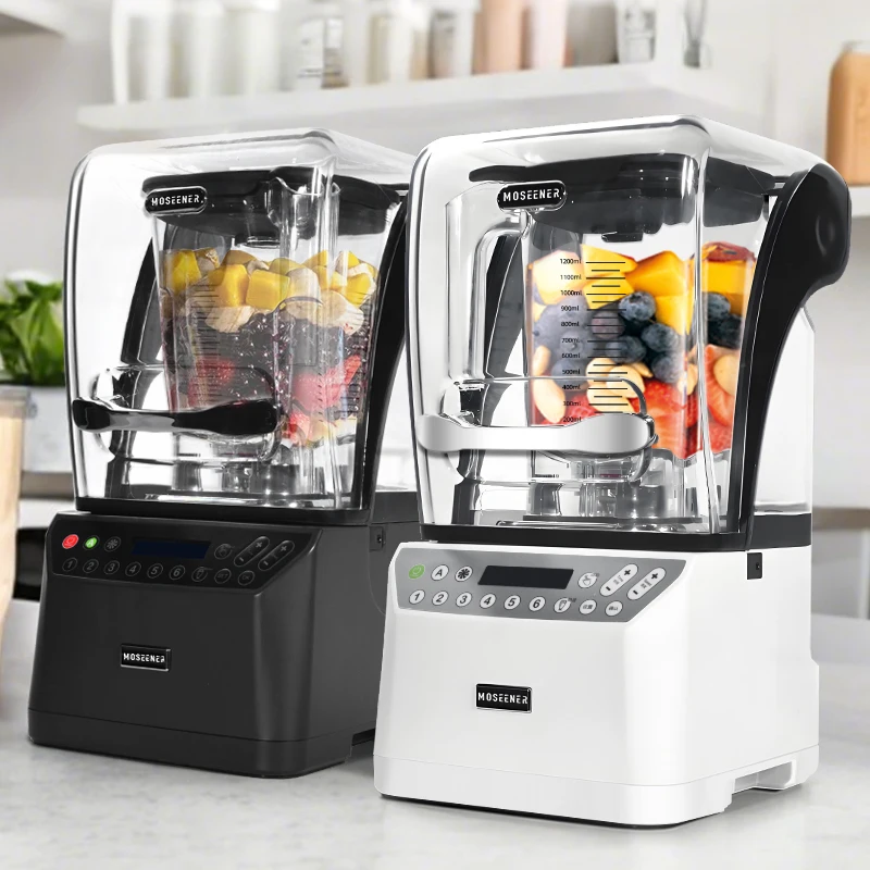 

MOSEENER Heavy Duty Commercial 1500 Watt Multifunctional Electric Blenders Food Mix For Commercial Use