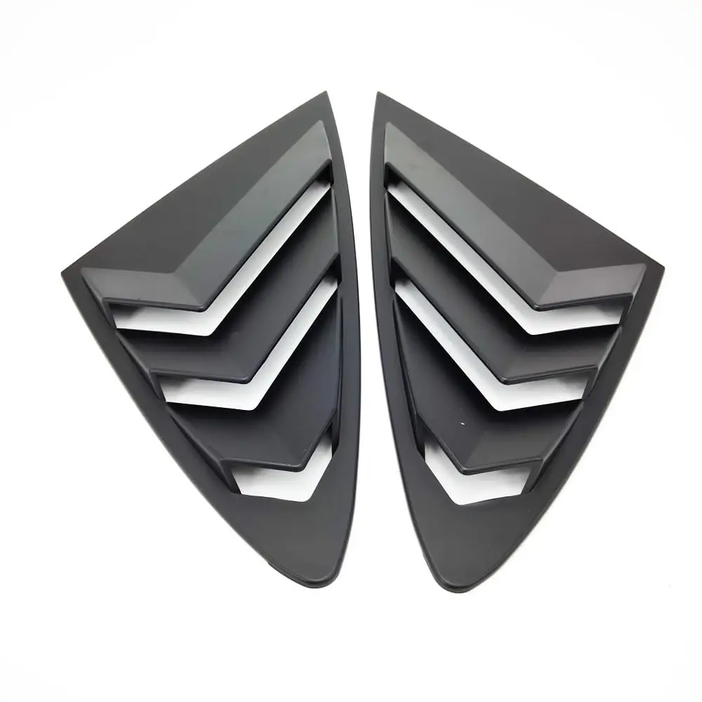 

Glossy Black Rear Quarter Window Louver Cover Trim for Hyundai Sonata 2020-2023