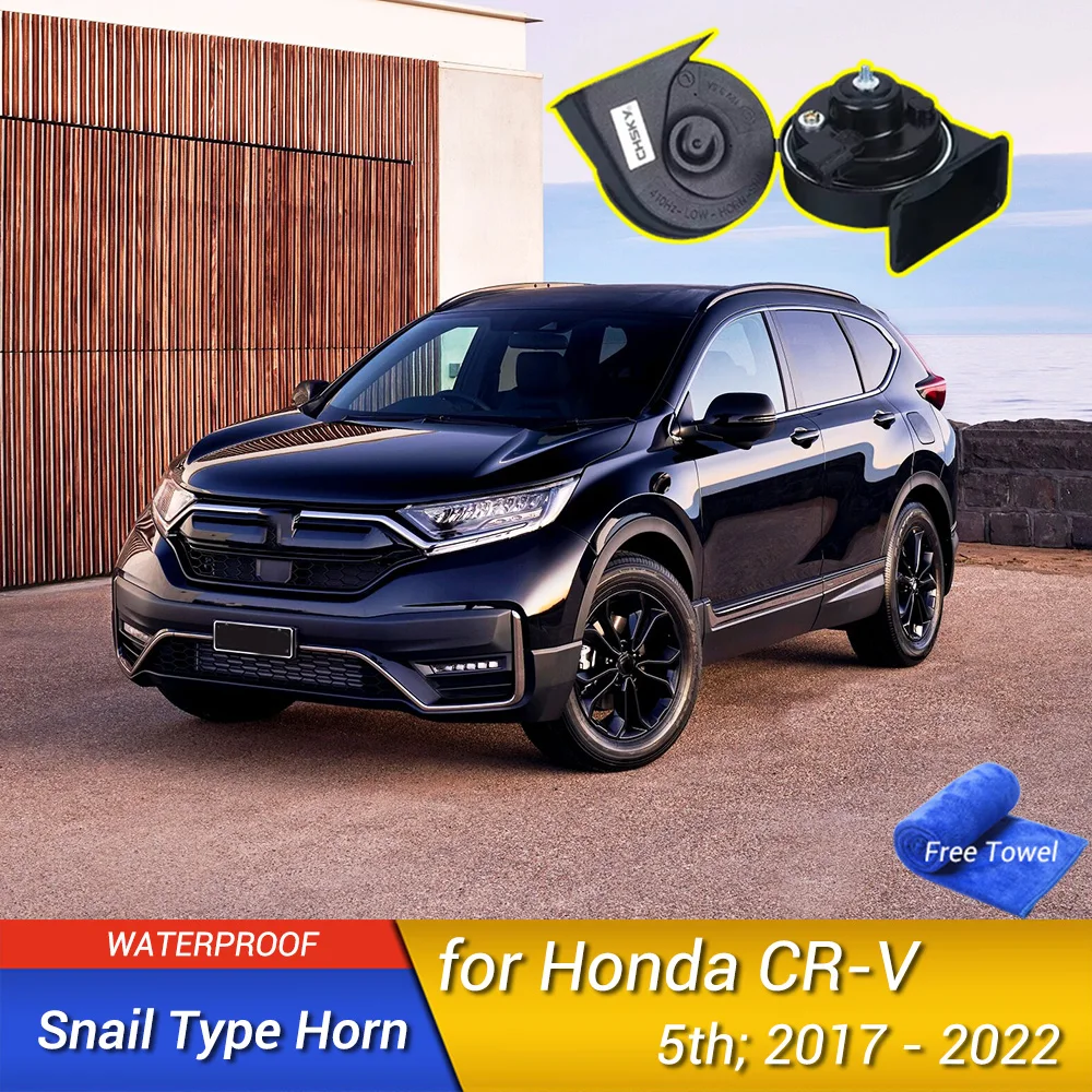 For Honda CR-V 5TH 2017-2022 Car Snail Horn Speakers Tweeter High Bass Waterproof Whistle Accessories