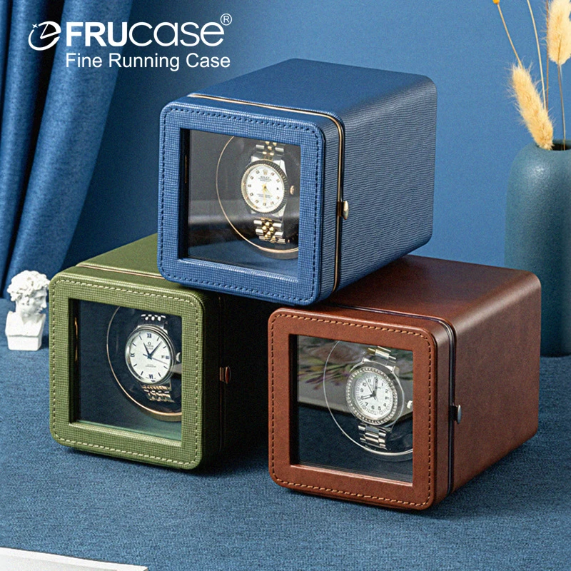 FRUCASE Single Watch Winder For Automatic Watches Automatic Winder Multi-Function 5 Modes Mabuchi Motor