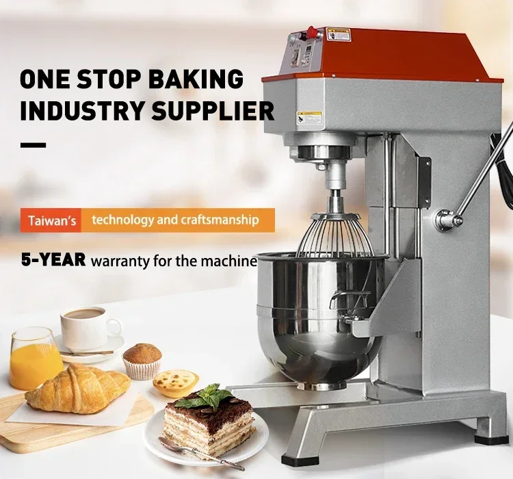 Commerical Food Bakery Machine Cake Bread Pizza Blender 10kg 15kg 25kg Dough Mixer With Multi-function Tools