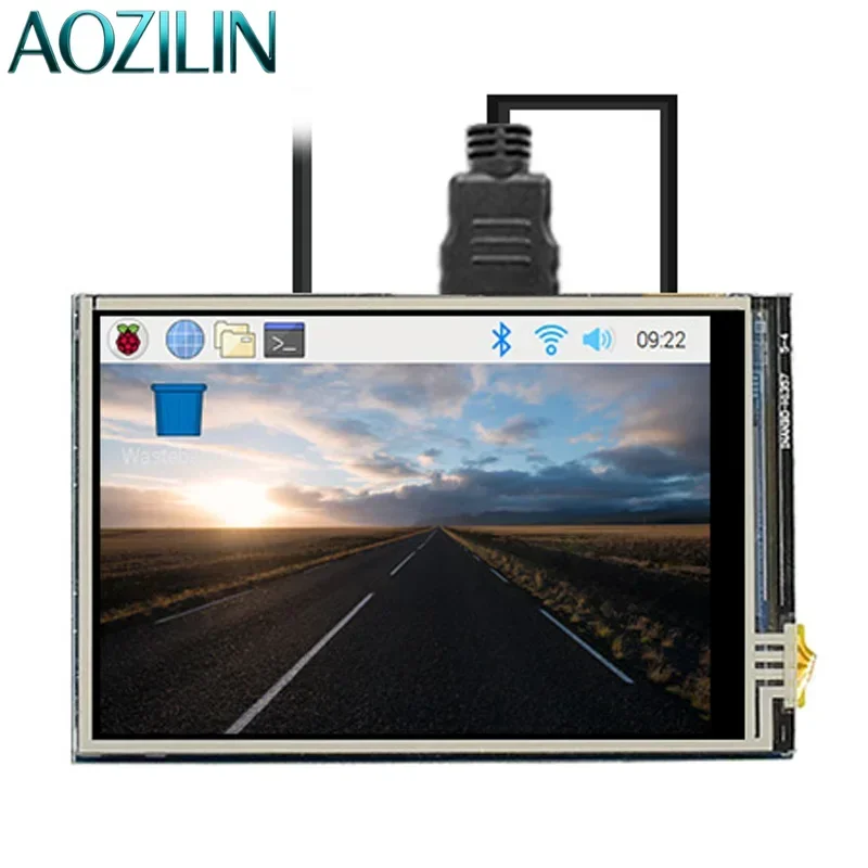 3.5 Inch 480×320 IPS HDMI Touch LCD Display Module Multi‑Touch Screen For Single‑Board Computer Electronic DIY Application