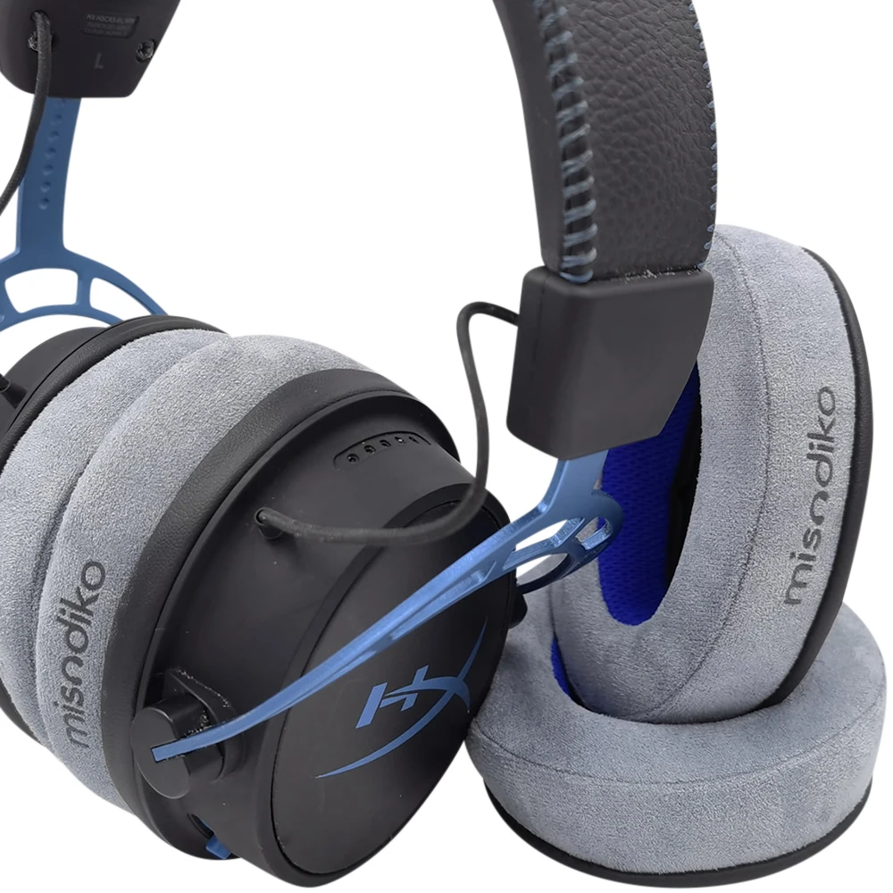 Misodiko-almohadillas cómodas mejoradas para los oídos, almohadillas de repuesto para HyperX Cloud I II Alpha Flight Stinger Core, Arctis 7/ 5/ 3