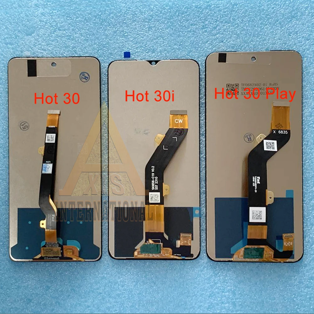 Tested For Infinix Hot30 30i LCD X6831 X669 Display Screen Touch Panel Digitizer For Infinix Hot 30 Play NFC LCD X6835 Frame