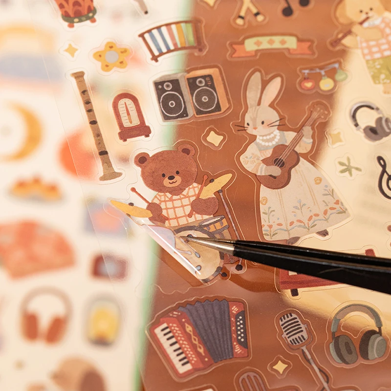 2 قطعة/الحزمة لطيف الحيوانات لعب الأطفال أعواد تزيين اليدوية الحرفية Diy بها بنفسك سكرابوكينغ المجلات لوازم #4