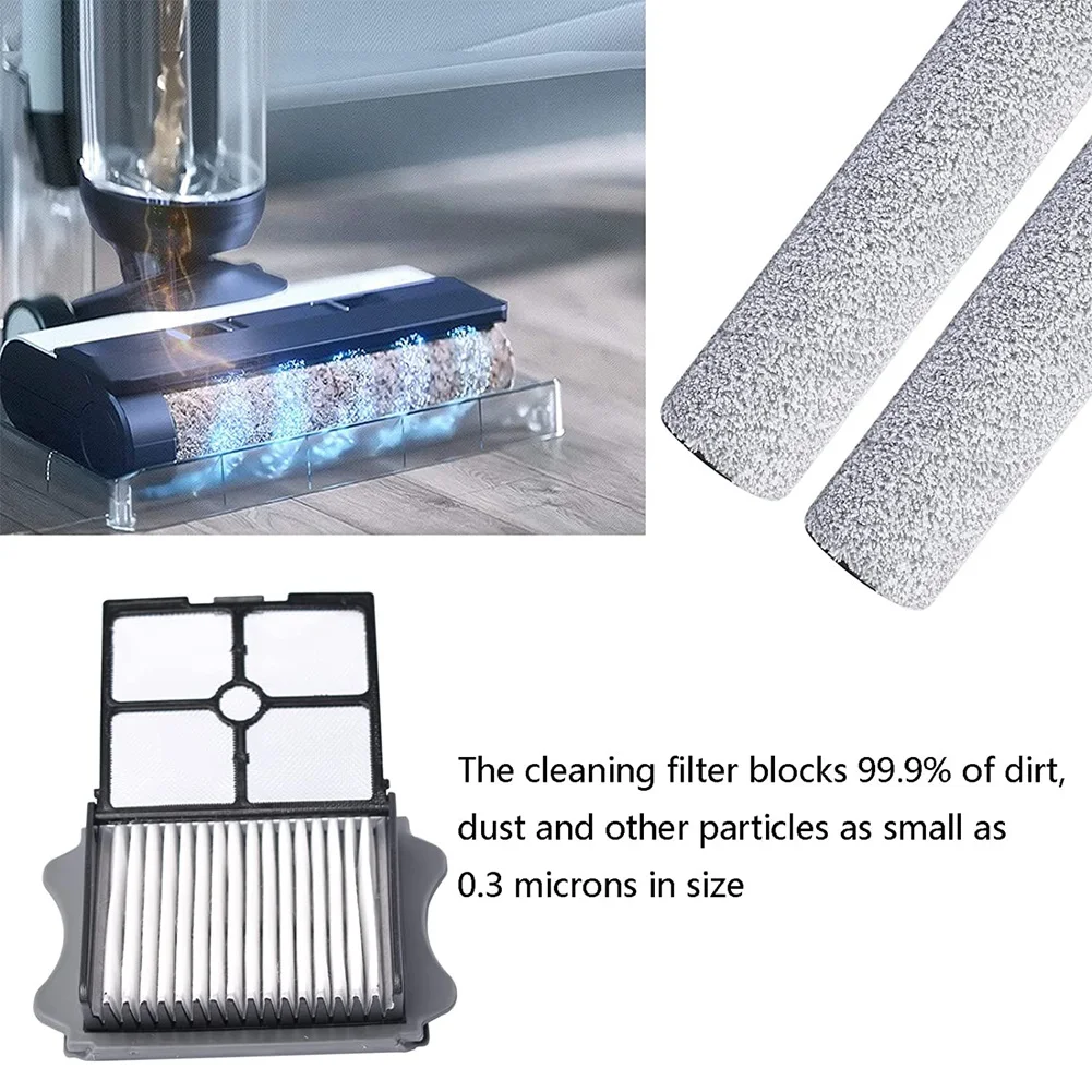 

Replacement Brush Roller and HEPA Filter Kit for Tineco Floor ONE S5 & S5 PRO Cordless Wet Dry Vacuum Cleaner