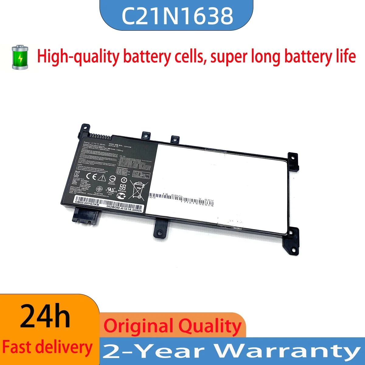 

New Original C21N1638 Laptop Battery For Asus X442UR X442UQ X442UN F442U F442UR A480UF A480UR A480UA A480U X442UA F442UF R419U