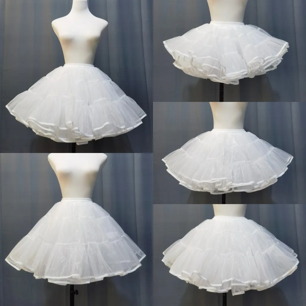 Falda de tul Lolita súper acolchada sin varillas, soporte de falda de lana suave, corta, estilo coreano y japonés, ¡Novedad!