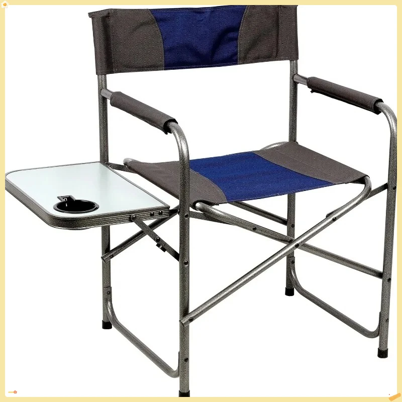 كراسي مدير، قابلة للطي، سبائك الصلب، أزرق/رمادي