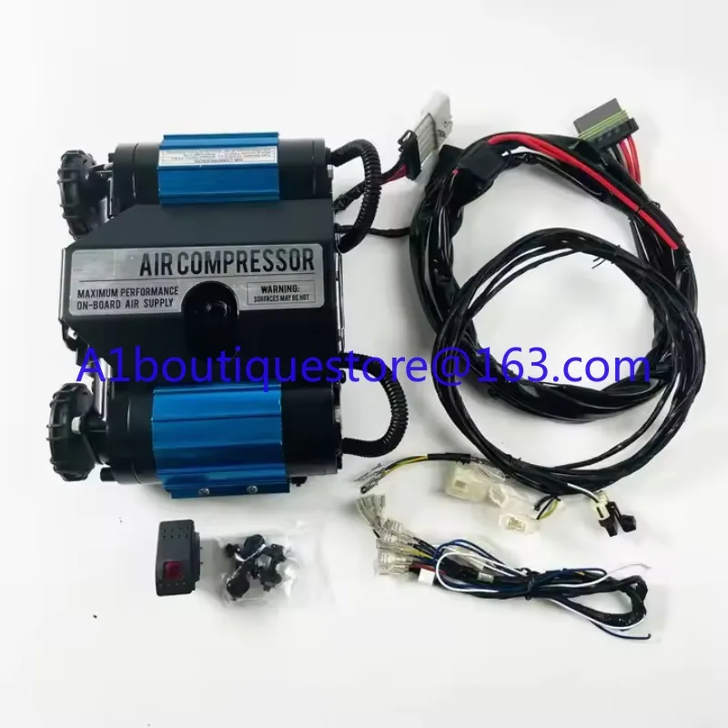 

Heavy Duty Twin Cylinder Automotive Air Compressor 4x4 Tire Inflator