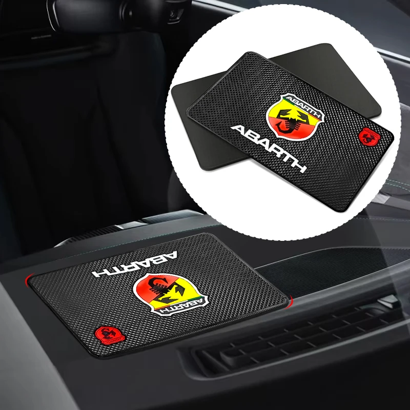 

1 шт. автомобильный противоскользящий коврик, держатель для телефона, нескользящая накладка для Abbas FIAT 500 FR Stilo Doblo Tipo Lancia Musa Grande, автомобильные аксессуары