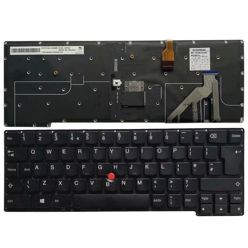 

NEW UK Laptop keyboard for lenovo thinkpad X1C 2014 x1 carbon gen 2 type 20A7 20A8 with backlit