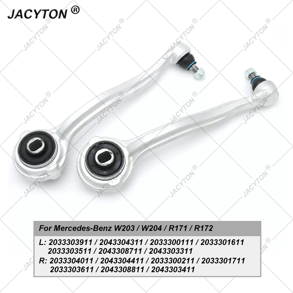 

JACYTON пара передних нижних рычагов подвески для Mercedes Benz C Class W203 W204 SLK R171 R172 2033303911 2033304011