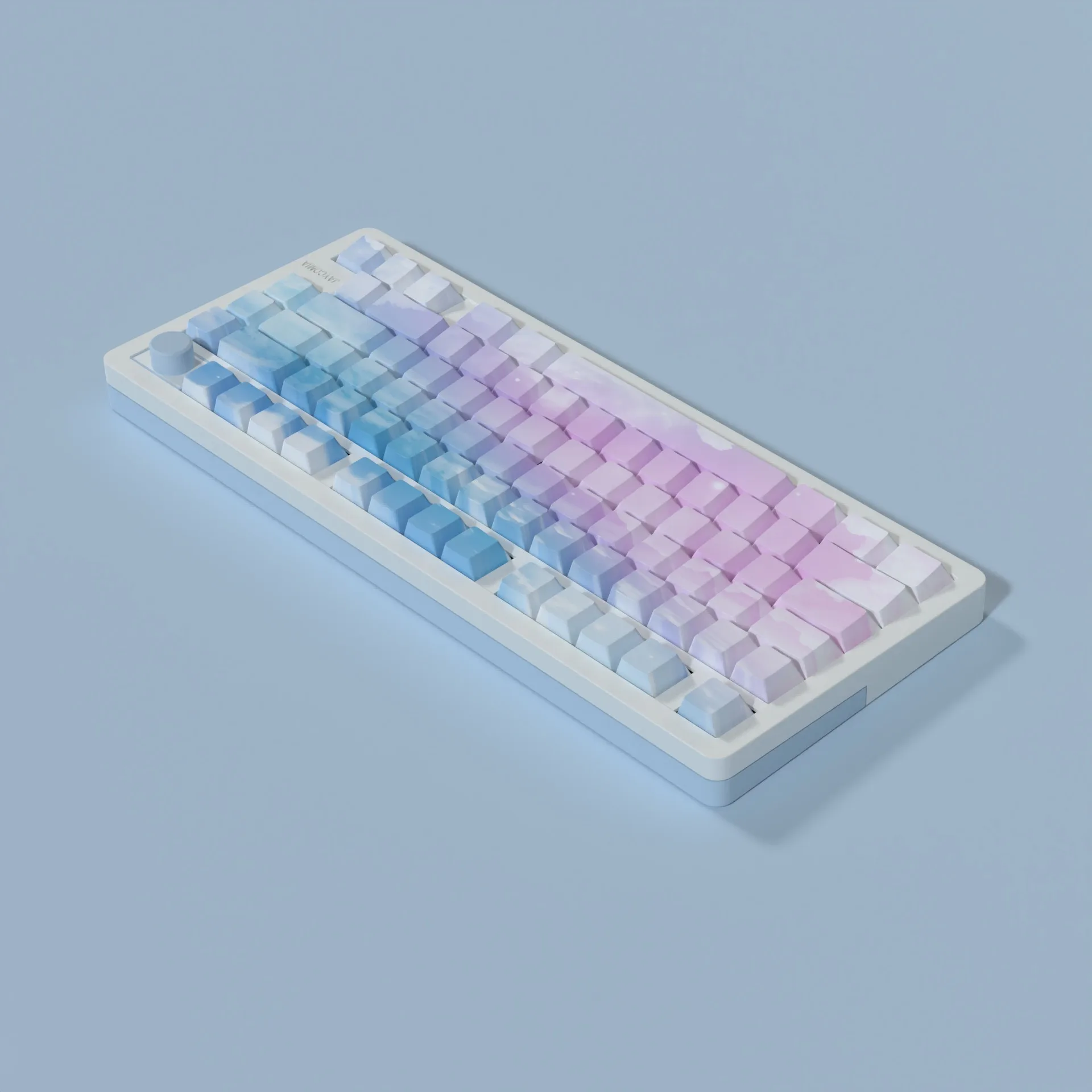 135 Keys Mechanical Keyboard  Gradient Sky Keycaps Shine Through Side Printed Keycap Cherry Profile Double Shot PBT Key Caps ISO